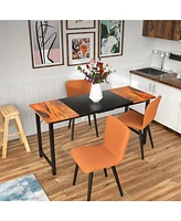Skonyon 63 Inch Modern Splice Computer Desk with Heavy Duty Steel Frame