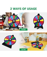 WinSpin 12" Prize Wheel 14 Slots Spinning Game Tabletop Fortune Game Eagle