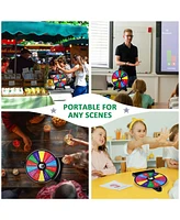 WinSpin 12" Prize Wheel 14 Slots Spinning Game Tabletop Fortune Game Eagle