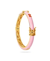 Hello Kitty Sanrio Enamel Hinge Bangle Bracelet - 6.5 Inches