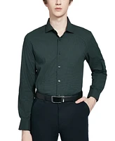 Tallia Men's Slim-Fit Micro-Geo Dress Shirt