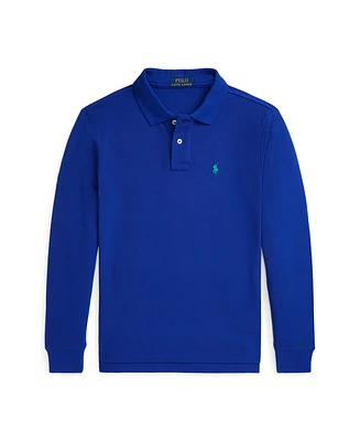 Polo Ralph Lauren Big Boys Cotton Mesh Long-Sleeve Shirt