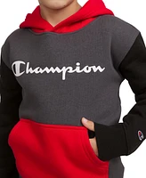 Champion Little Boys Colorblocked Fleece Hoodie & Jogger Pants, 2 Piece Set