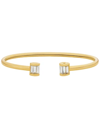 Michael Kors Brass Baguette Flex Bangle Bracelet