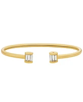 Michael Kors Brass Baguette Flex Bangle Bracelet