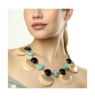 Sohi Women's Shell Statement Necklace