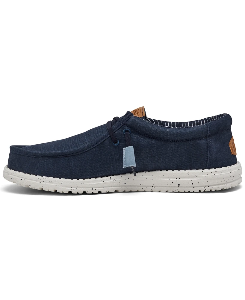 Hey Dude Men's Wally Elevated Casual Moccasin Sneakers from Finish Line