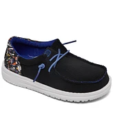 Hey Dude Toddler Kids Wally Funk Splatter Casual Moccasin Sneakers from Finish Line