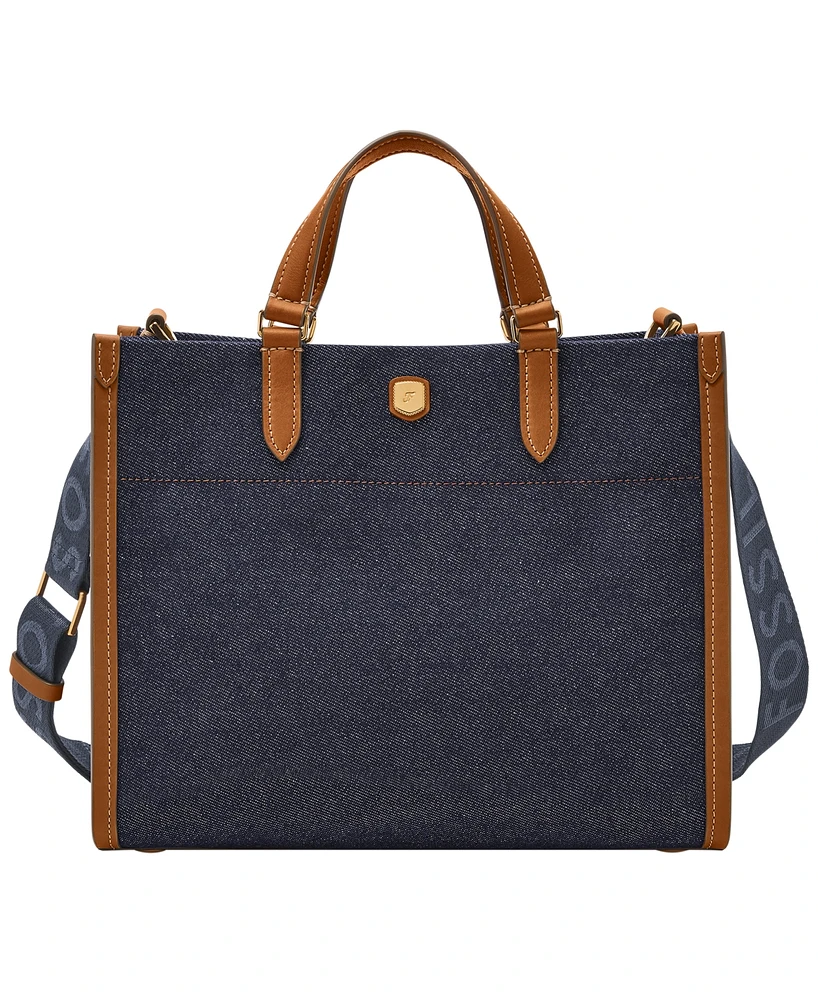 Fossil Gemma Denim Small Tote