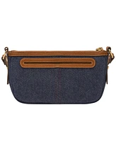 Fossil Jolie Small Denim Crossbody Bag