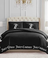 Juicy Couture Reversible Velvet Comforter Set