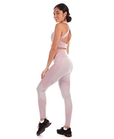 MeMoi Women's Seamless Shaping High-Waisted Leggings