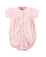 Hudson Baby Boys Cotton Rompers 3pk, Aliviado, 0-3 Months