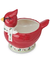 Winterberry Cardinal Candy Bowl