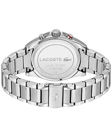 Lacoste Men's Mainsail Silver Stainless Steel Bracelet Watch 43mm