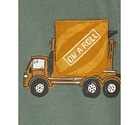 Carter's Toddler Boys Construction Graphic Pocket T-Shirt