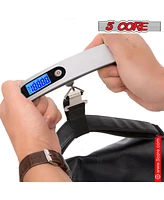 5 Core Luggage Scale 1 Piece 110 Pounds Digital Hanging Weight Scale w Backlight Rubber Paint Handle Battery Included- Ls-005