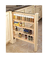 Rev-a-Shelf 3" Pull Out Kitchen Cabinet Filler Organizer Spice Rack, 432-bf-3C