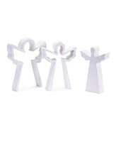 Slickblue Set of 2 Triple Angel Puzzles – Elegant Holiday and Winter Decorations