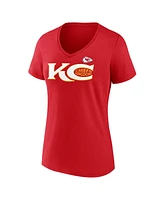 Fanatics Women's Red Kansas City Chiefs Hometown Defensive Stand V-Neck T-Shirt