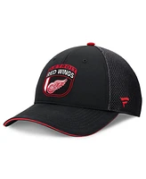 Fanatics Men's Black Detroit Red Wings 2024 Nhl Draft on Stage Trucker Adjustable Hat