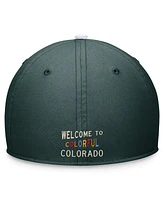 Nike Men's Green/White Colorado Rockies 2024 City Connect Swoosh Flex Hat