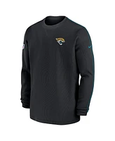 Nike Men's Black Jacksonville Jaguars 2024 Sideline Coaches Long Sleeve Top