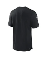 Nike Men's Black Las Vegas Raiders Sideline Player Performance T-Shirt