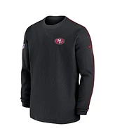 Nike Men's Black San Francisco 49ers 2024 Sideline Coaches Long Sleeve Top