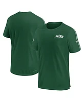 Nike Men's Green New York Jets 2024 Sideline Coach Uv Performance T-Shirt