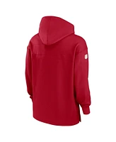 Nike Men's Scarlet San Francisco 49ers Sideline Jersey Performance Pullover Hoodie