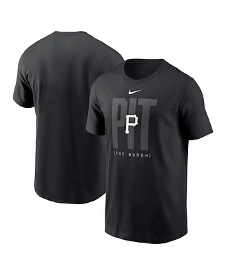 Nike Men's Black Pittsburgh Pirates Fashion Local T-Shirt