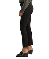 Jag Women's Cassie Mid Rise Slim Straight Leg Ponte Pants