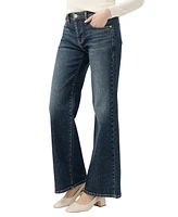 Jag Women's Willow Mid Rise Wide Leg Jeans