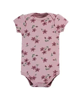 Hudson Baby Girls Cotton Bodysuits