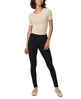 Hue Women's Mid-Rise Tech Pocket Leggings