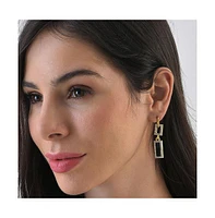 Sohi Women's Minimal Drop Earrings