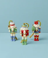 Lenox Christmas Nutcracker Ornaments, Set of 3