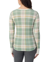 Cuddl Duds Cozy Stretch Thermal Crewneck Top