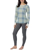 Cuddl Duds Cozy Stretch Thermal Crewneck Top