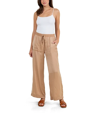 Fever Women's Solid Drawstring Pant