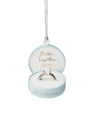 Lenox 2024 Better Together Ring Box Ornament