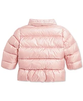 Polo Ralph Lauren Baby Metallic Peplum Bomber Coat