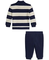 Polo Ralph Lauren Baby Cotton Striped Sweater & Pants Set