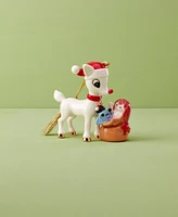 Lenox Rudolph Delivering Toys Ornament, 60th Anniversary Edition