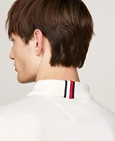 Tommy Hilfiger Men's Regular-Fit Liquid Cotton Collar Stripe Detail Polo Shirt