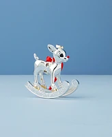 Lenox 2024 Babys 1st Christmas Rudolph Silver-Plated Ornament