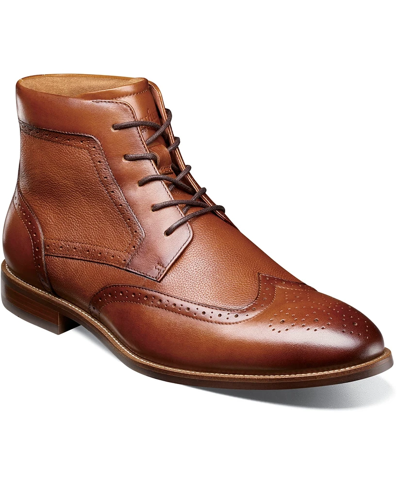 Florsheim Men's Rucci Wing Tip Lace Up Boot