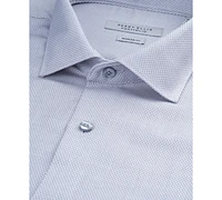 Perry Ellis Men's Modern-Fit Sycamore Dobby Dress Shirt