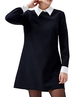 French Connection Women's Echo Collared-Neck Long-Sleeve Dress